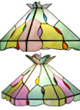 pair of Tiffany lampshades