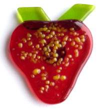 strawberry fridge magnet